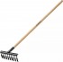 Грабли GRINDA с деревянным черенком, 10 витых зубьев, 39581-10 Грабли GRINDA с деревянным черенком, 10 витых зубьев, 39581-10