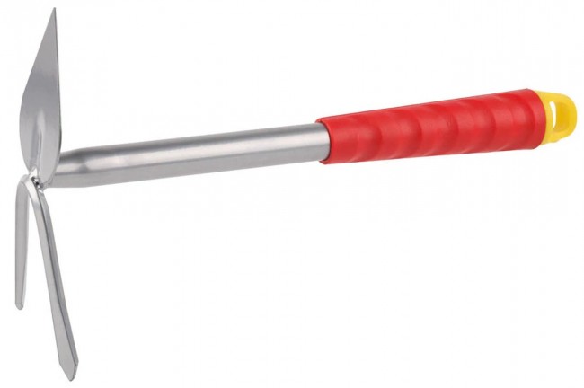 Мотыжка GRINDA, сердцевидное лезвие, 2 зубца, из углеродистой стали с коннекторной системой, 320 мм 8-421437_z01