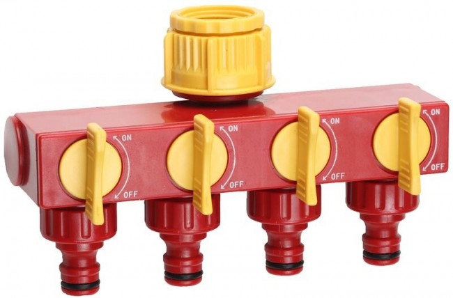 Распределитель GRINDA 3/4"-1" четырехканальный 8-426314_z01