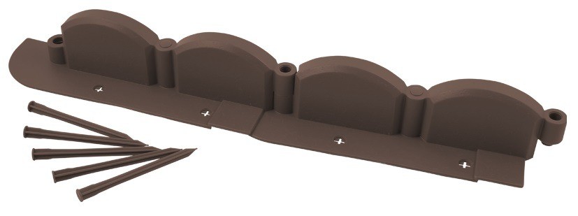 Бордюр декоративный GRINDA "ВОЛНА", 9х256 см, коричневый 422229 Бордюр декоративный GRINDA "ВОЛНА", 9х256 см, коричневый 422229