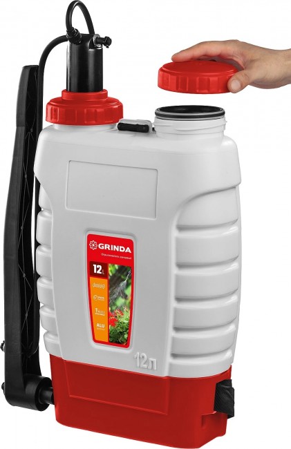 Опрыскиватель GRINDA KS-12 ранцевый, с телескопическим алюминиевым удлинителем, 12 л 425217 Опрыскиватель GRINDA KS-12 ранцевый, с телескопическим алюминиевым удлинителем, 12 л 425217