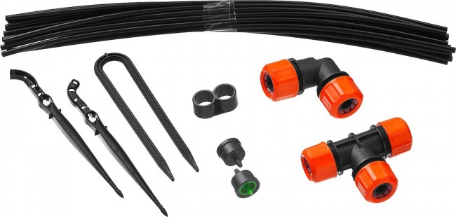 Расширительный комплект GRINDA для системы капельного полива от водопровода, на 20 растений 425271 Расширительный комплект GRINDA для системы капельного полива от водопровода, на 20 растений 425271