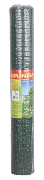 Решетка садовая GRINDA, 1х10 м, ячейка 17х17 мм, хаки 422273 Решетка садовая GRINDA, 1х10 м, ячейка 17х17 мм, хаки 422273