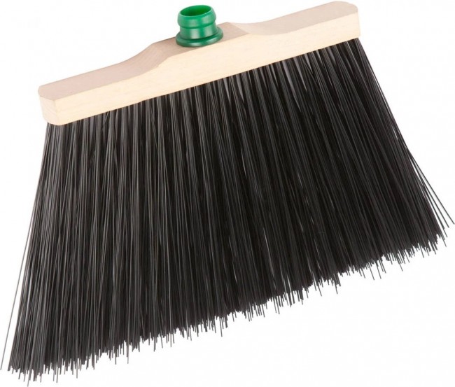 Щетка-метла GRINDA уличная, плоская, удлиненная щетина, буковая колодка 39255