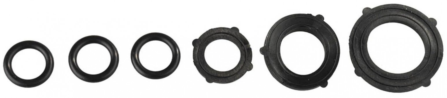 Набор GRINDA для быстросъёмной поливочной системы. Резиновые прокладки: для переходников - 3 шт, для адаптеров - 3 шт (1/2"; 3/4"; 1") 8-426387_z01