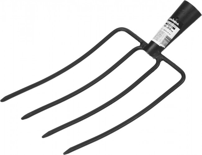 Вилы GRINDA навозные, кованые, четырёхрогие, 180х300 мм 39720-4_z01 Вилы GRINDA навозные, кованые, четырёхрогие, 180х300 мм 39720-4_z01