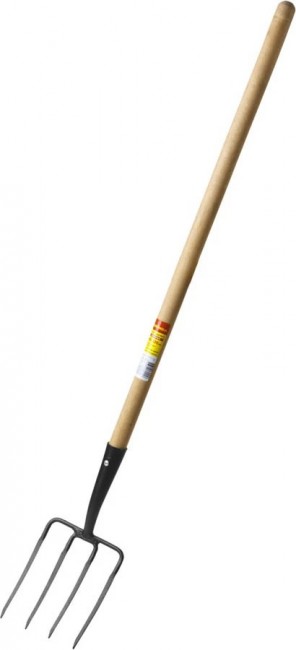 Вилы GRINDA садовые, кованые, четырёхрогие, с деревянным черенком, 180х220х1300 мм 39721 Вилы GRINDA садовые, кованые, четырёхрогие, с деревянным черенком, 180х220х1300 мм 39721