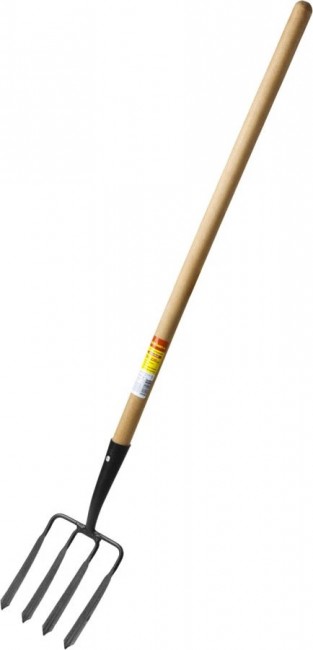 Вилы GRINDA копальные, кованые, четырёхрогие, с деревянным черенком, 180х220х1300 мм 39722 Вилы GRINDA копальные, кованые, четырёхрогие, с деревянным черенком, 180х220х1300 мм 39722
