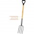 Вилы GRINDA PROLine, с деревянным черенком и пластиковой рукояткой, 280x180x1200 мм 39727