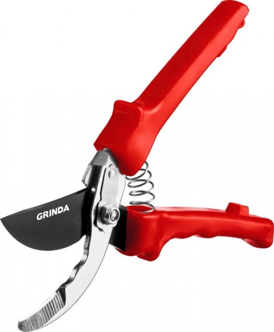 Секатор GRINDA G-35 с пластиковыми рукоятками, плоскостной, 200 мм 40212_z02