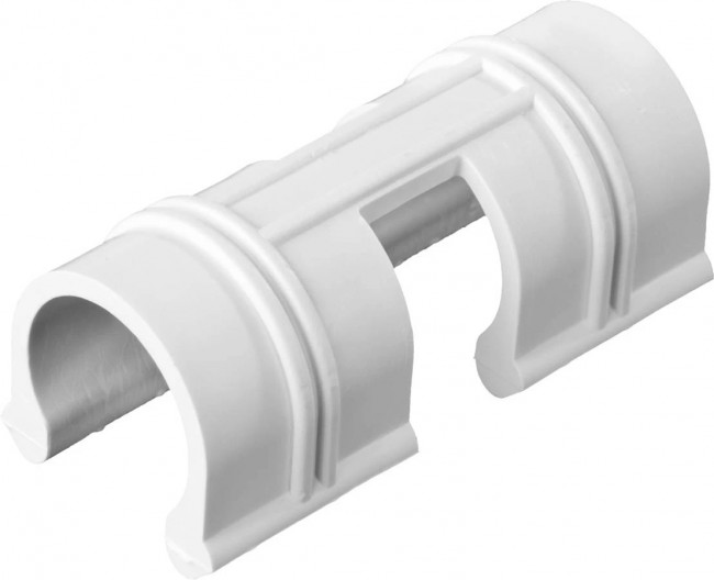 Зажим GRINDA для крепления пленки к каркасу парника, d=12 мм, цвет белый, 20 шт 422317-12