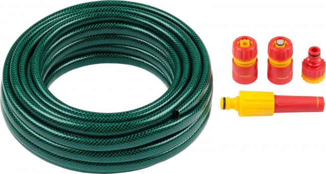 Набор поливочный GRINDA: шланг 1/2"x15 м, наконечник-распылитель, поливочная арматура 428497-1/2-15 Набор поливочный GRINDA: шланг 1/2"x15 м, наконечник-распылитель, поливочная арматура 428497-1/2-15