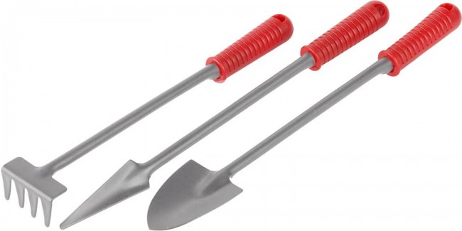 Набор GRINDA для ухода за комнатными растениями: совок посадочный широкий, совок посадочный, грабельки, 3 предмета 8-422460-H3_z01 Набор GRINDA для ухода за комнатными растениями: совок посадочный широкий, совок посадочный, грабельки, 3 предмета 8-422460-H3_z01