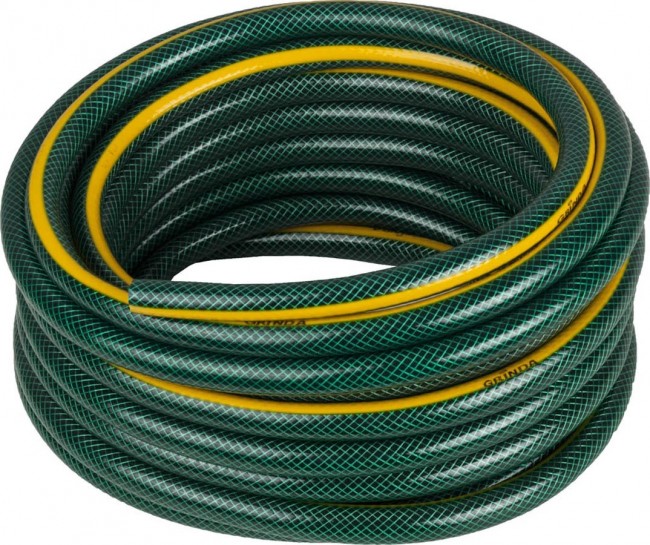 Шланг GRINDA STANDARD 1/2", 15 м, 20 атм, трёхслойный поливочный, армированный 429000-1/2-15