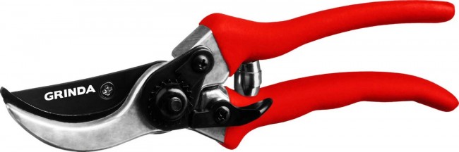 Секатор GRINDA G-11 с алюминиевыми рукоятками, плоскостной, 210 мм 8-423001_z02 Секатор GRINDA G-11 с алюминиевыми рукоятками, плоскостной, 210 мм 8-423001_z02