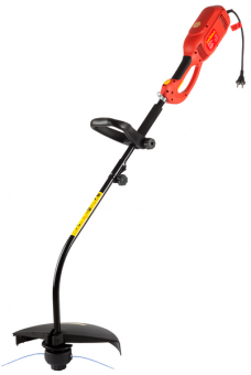 Триммер электрический GRINDA GGTP-1000, верхнее расположение двигателя, леска d=2.0 мм, 1000 Вт, 7500 об/мин