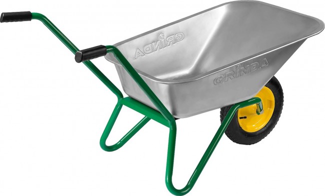 Тачка садовая GRINDA GB-1, 80 л, 100 кг, одноколесная 422399_z01 Тачка садовая GRINDA GB-1, 80 л, 100 кг, одноколесная 422399_z01