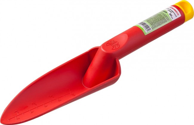 Совок GRINDA посадочный, узкий, нейлоновый, 290 мм 421313