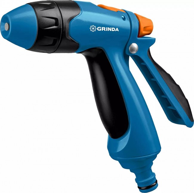 GRINDA PROLine B-R, плавная регулировка, курок сзади, пистолет поливочный двухкомпонентный 429111 GRINDA PROLine B-R, плавная регулировка, курок сзади, пистолет поливочный двухкомпонентный 429111