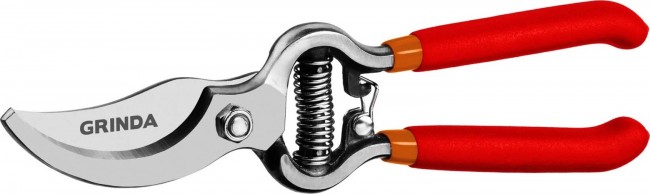 Секатор GRINDA G-3 цельнокованый, плоскостной, 200 мм 423103 Секатор GRINDA G-3 цельнокованый, плоскостной, 200 мм 423103