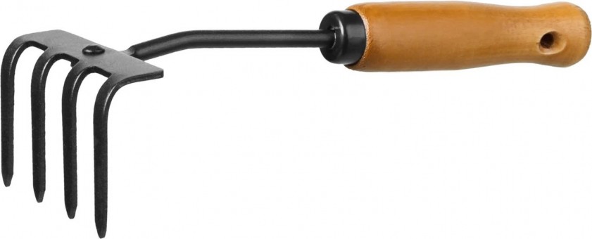 Грабли GRINDA PROLine, с деревянной ручкой, 4 зуба, 270 мм 421515 Грабли GRINDA PROLine, с деревянной ручкой, 4 зуба, 270 мм 421515