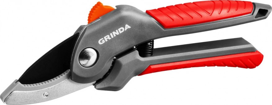 Секатор GRINDA G-24 с двухкомпонентными рукоятками, контактный, 200 мм 423124 Секатор GRINDA G-24 с двухкомпонентными рукоятками, контактный, 200 мм 423124