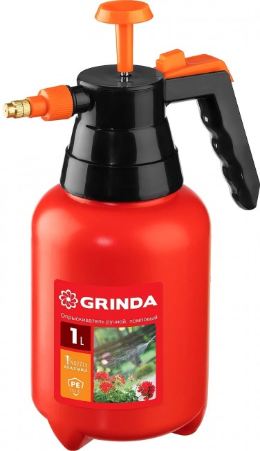 Опрыскиватель GRINDA PS-1, ручной, помповый, колба из полиэтилена, 1 л 8-425057_z02