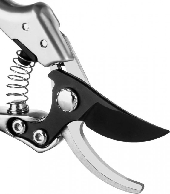 Секатор GRINDA PROLine P-21 с алюминиевыми коваными рукоятками, плоскостной, 210 мм 423421 Секатор GRINDA PROLine P-21 с алюминиевыми коваными рукоятками, плоскостной, 210 мм 423421