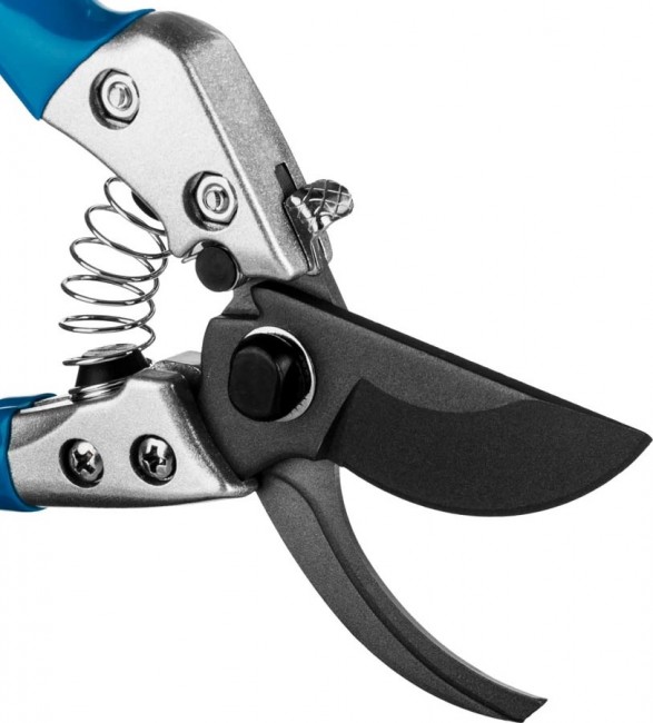 Секатор GRINDA PROLine P-25 с эргономичными алюминиевыми рукоятками, плоскостной, 200 мм 423425 Секатор GRINDA PROLine P-25 с эргономичными алюминиевыми рукоятками, плоскостной, 200 мм 423425