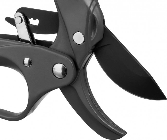 Секатор GRINDA PROLine P-33 с алюминиевыми рукоятками, с эфесом, контактный, 200 мм 423433 Секатор GRINDA PROLine P-33 с алюминиевыми рукоятками, с эфесом, контактный, 200 мм 423433