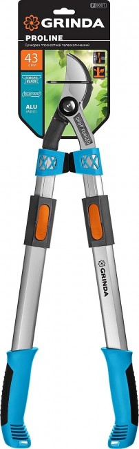 Сучкорез GRINDA F-900T с коваными лезвиями, плоскостной, телескопический 424510 Сучкорез GRINDA F-900T с коваными лезвиями, плоскостной, телескопический 424510