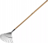 Грабли GRINDA веерные, с деревянным черенком, 22 круглых зубца, 39591 Грабли GRINDA веерные, с деревянным черенком, 22 круглых зубца, 39591
