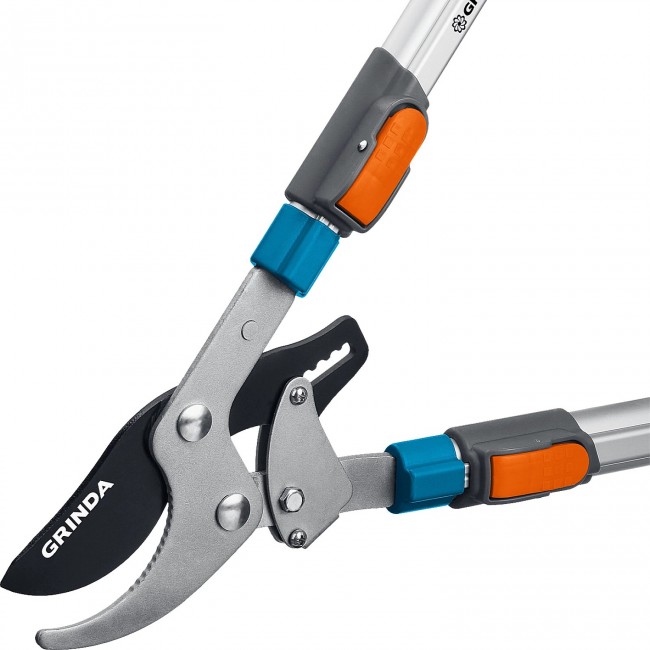 Сучкорез GRINDA TX-980 телескопический, с храповым механизмом, плоскостной 424515