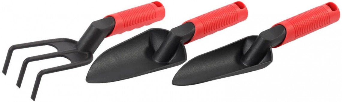 Набор GRINDA: совок посадочный широкий, совок посадочный, рыхлитель, с нейлоновым корпусом, 3 предмета 8-421360-H3_z01 Набор GRINDA: совок посадочный широкий, совок посадочный, рыхлитель, с нейлоновым корпусом, 3 предмета 8-421360-H3_z01